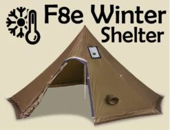 Luxe Outdoor F8e Winter Shelter - Brown