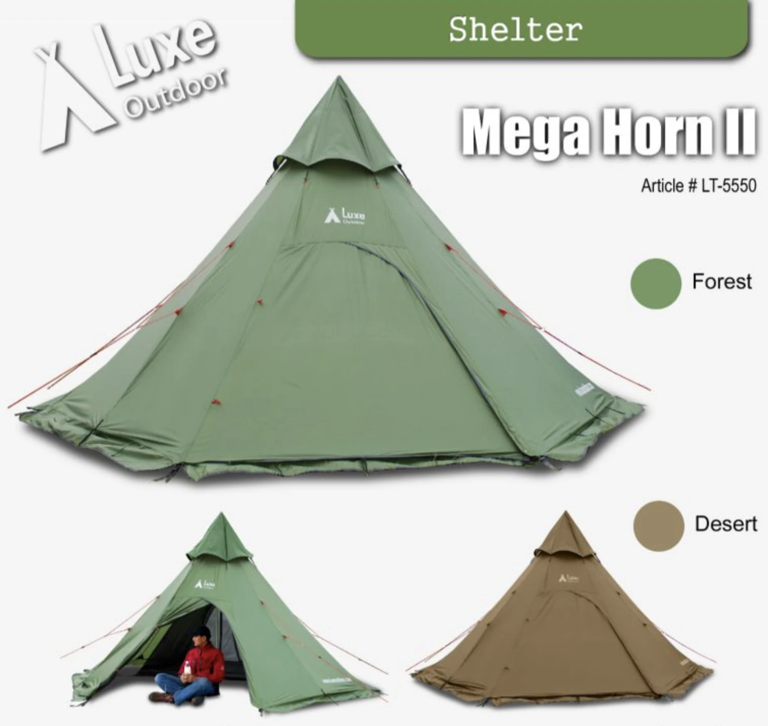 Luxe Outdoor Mega Horn II 4 Luxe Outdoor Mega Horn II - Billede 3
