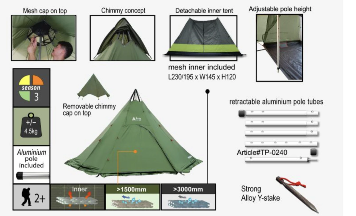 Luxe Outdoor Mega Horn II 8 Luxe Outdoor Mega Horn II - Billede 7