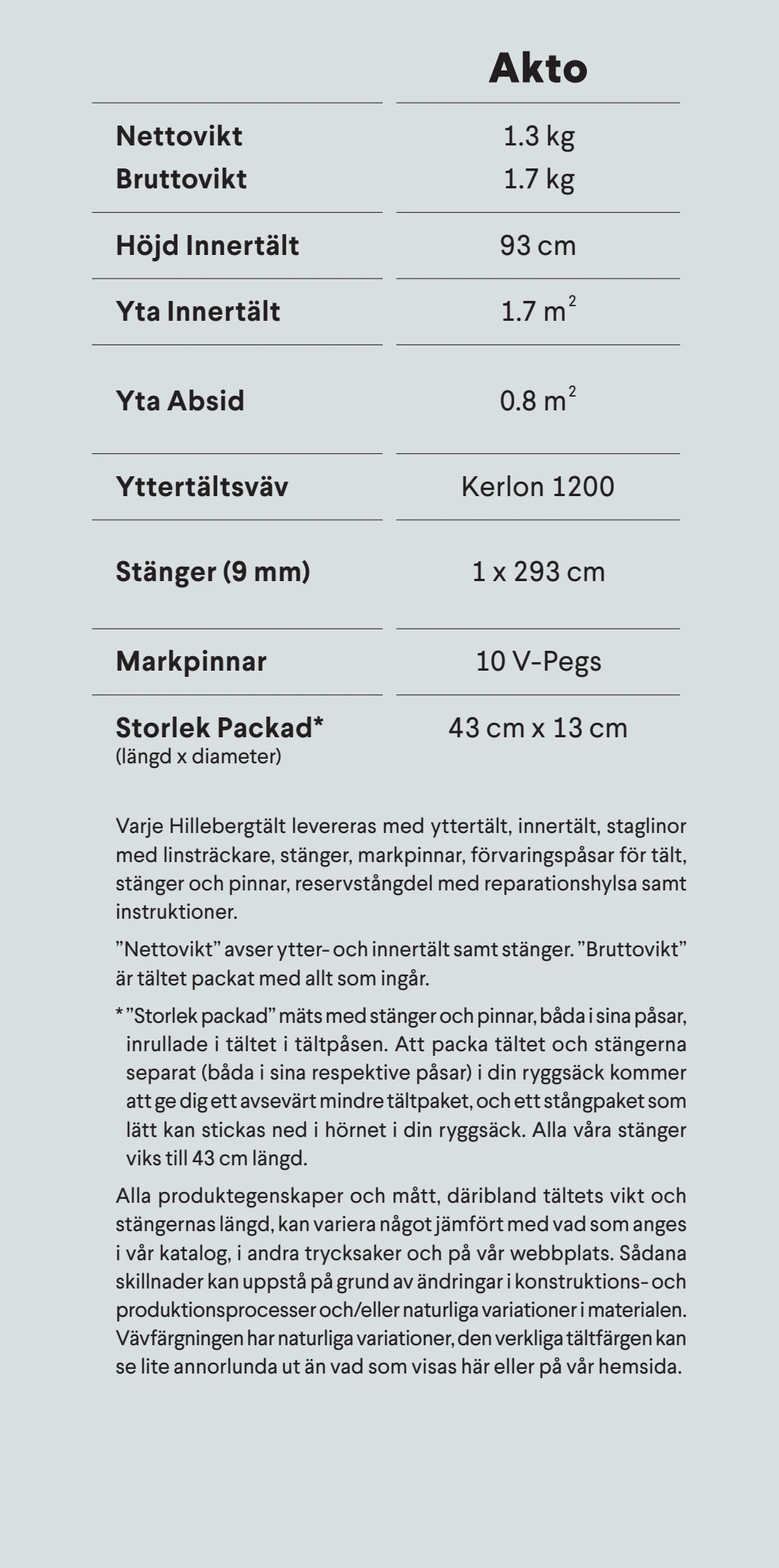 Hilleberg Akto - Sand 4 Hilleberg Akto - Sand - Billede 2