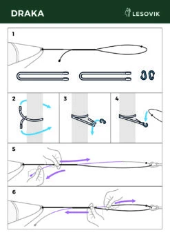 Lesovik DRAKA Hammock Set -Camping I Det Fri LESOVIK manual DRAKA A