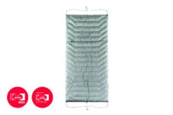 Lesovik OTUL Aur Down Underquilt 420g -8c 30 Lesovik OTUL Aur Down Underquilt 420g -8c -Camping I Det Fri OTUL Aur 420 Arctic Water packshot 1920x1280 04 DW