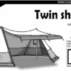 Luxe Outdoor Twin Shelter With Stove Jack 4p Tent